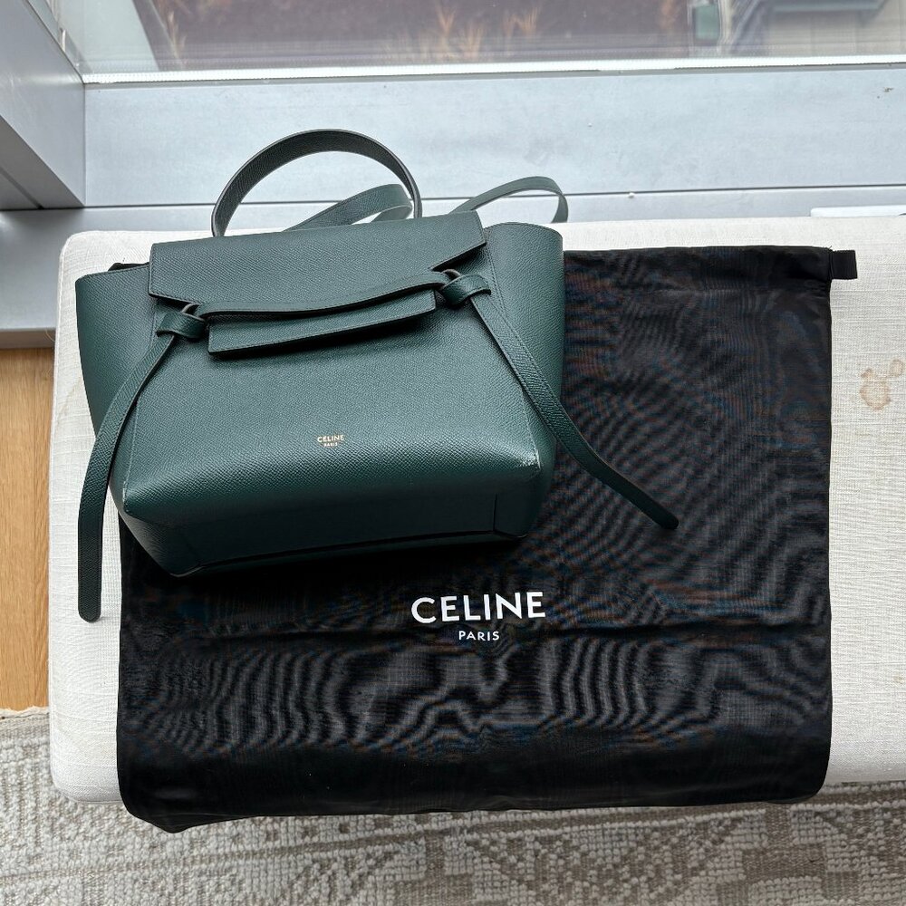 Celine Belt Bag - Emerald Green